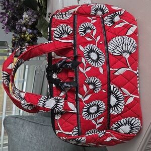 Vera Bradley Red, Black & White Cosmetic Bag